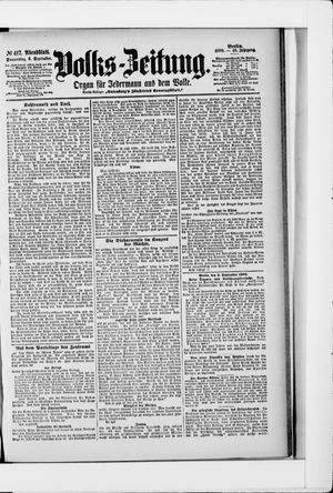Volks-Zeitung vom 06.09.1900