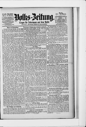 Volks-Zeitung vom 10.09.1900