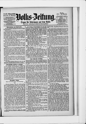 Volks-Zeitung on Sep 13, 1900