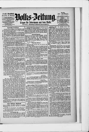 Volks-Zeitung on Sep 13, 1900