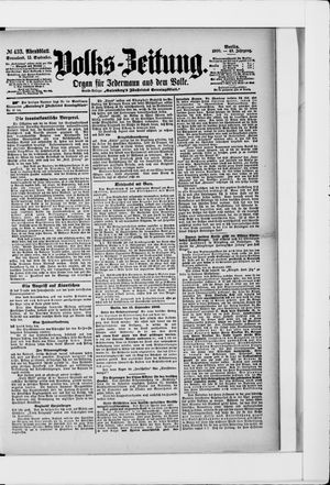 Volks-Zeitung vom 15.09.1900