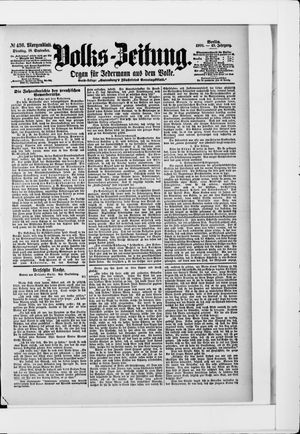 Volks-Zeitung vom 18.09.1900