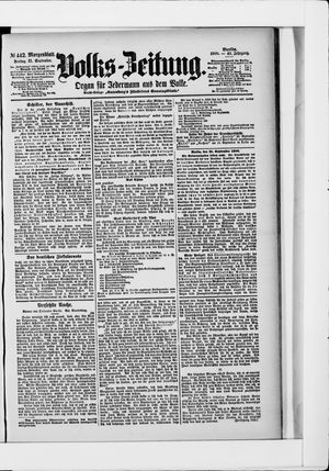 Volks-Zeitung vom 21.09.1900