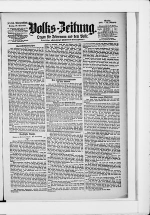 Volks-Zeitung vom 28.09.1900