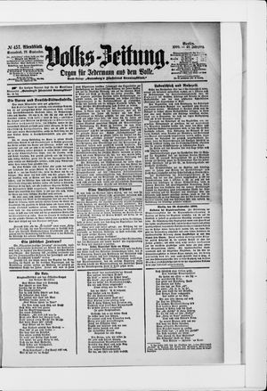 Volks-Zeitung on Sep 29, 1900