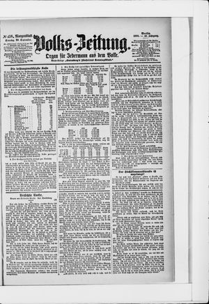 Volks-Zeitung vom 30.09.1900