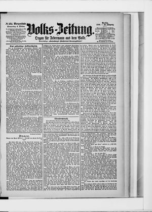 Volks-Zeitung on Oct 4, 1900