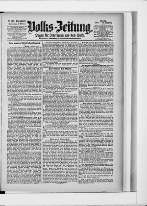 Volks-Zeitung on Oct 4, 1900