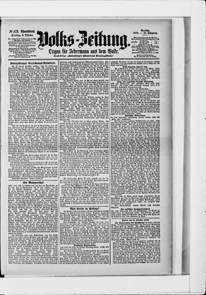 Volks-Zeitung vom 09.10.1900