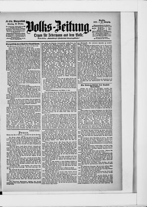 Volks-Zeitung vom 16.10.1900