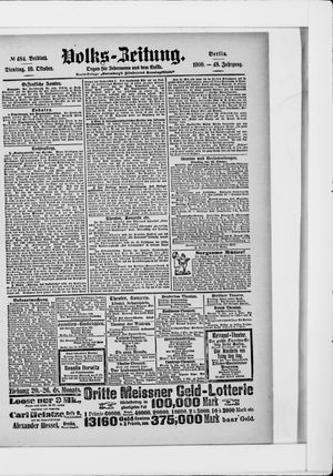 Volks-Zeitung vom 16.10.1900