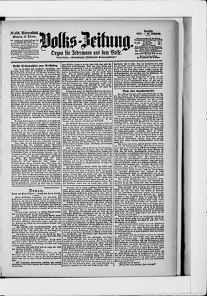 Volks-Zeitung vom 17.10.1900