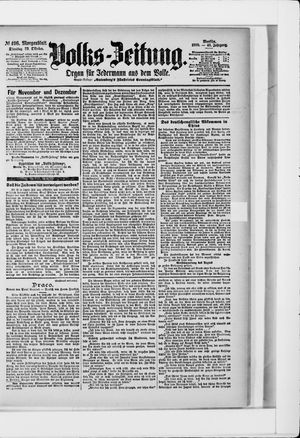 Volks-Zeitung vom 23.10.1900