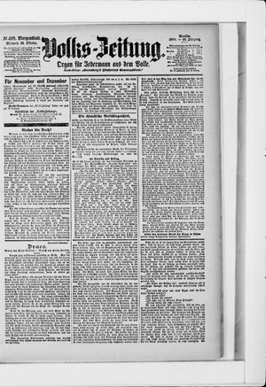 Volks-Zeitung vom 24.10.1900