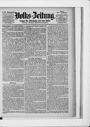 Volks-Zeitung on Oct 25, 1900