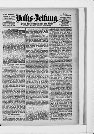 Volks-Zeitung vom 25.10.1900