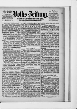 Volks-Zeitung vom 26.10.1900