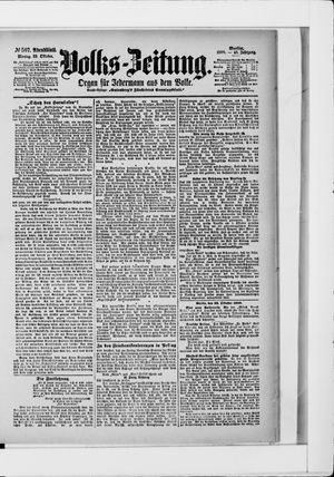 Volks-Zeitung vom 29.10.1900
