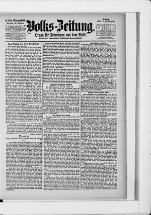 Volks-Zeitung vom 30.10.1900