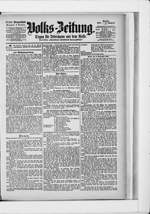 Volks-Zeitung vom 03.11.1900