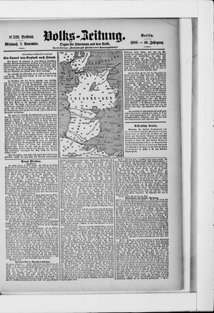 Volks-Zeitung vom 07.11.1900