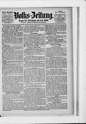 Volks-Zeitung vom 07.11.1900