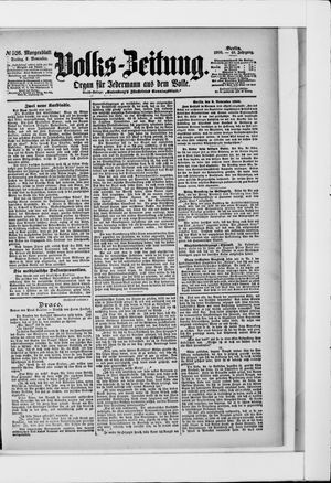 Volks-Zeitung vom 09.11.1900