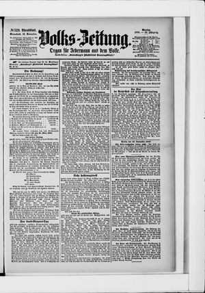 Volks-Zeitung vom 10.11.1900