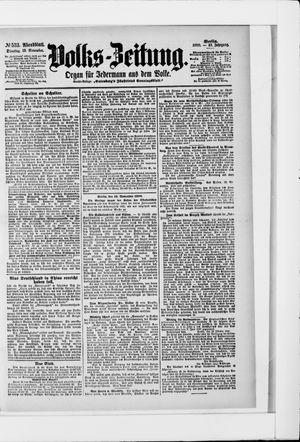 Volks-Zeitung vom 13.11.1900