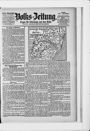 Volks-Zeitung vom 27.11.1900