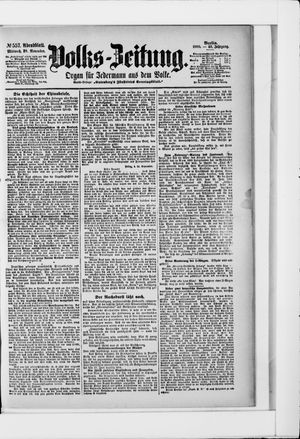 Volks-Zeitung vom 28.11.1900