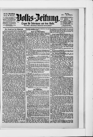 Volks-Zeitung on Nov 30, 1900