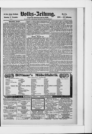 Volks-Zeitung vom 02.12.1900