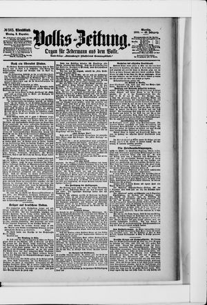 Volks-Zeitung vom 03.12.1900