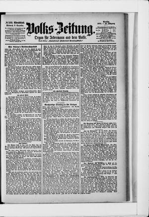 Volks-Zeitung vom 05.12.1900