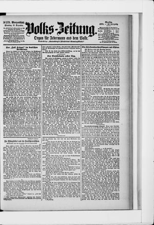 Volks-Zeitung vom 11.12.1900