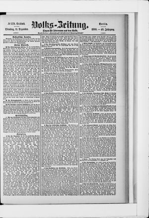 Volks-Zeitung vom 11.12.1900