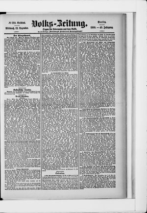 Volks-Zeitung on Dec 12, 1900