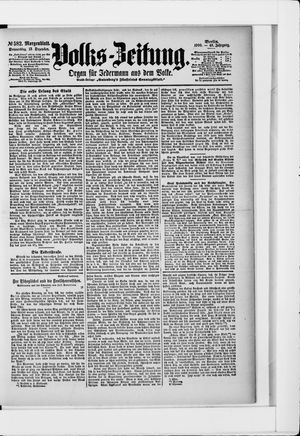 Volks-Zeitung vom 13.12.1900