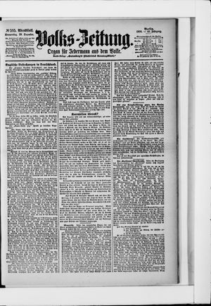 Volks-Zeitung vom 20.12.1900