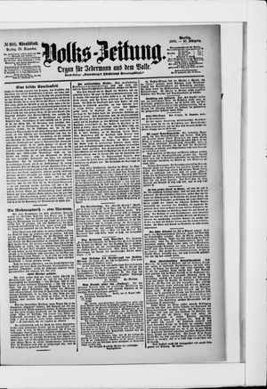 Volks-Zeitung vom 28.12.1900