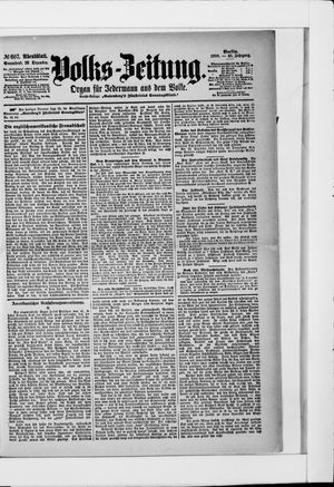 Volks-Zeitung vom 29.12.1900