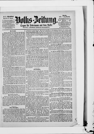 Volks-Zeitung vom 02.01.1901
