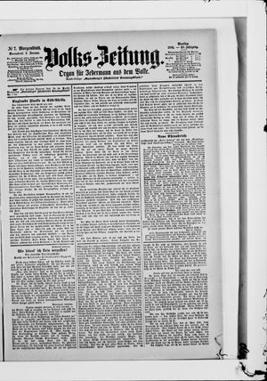 Volks-Zeitung vom 05.01.1901