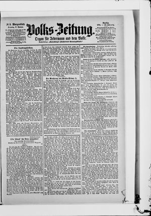 Volks-Zeitung vom 06.01.1901