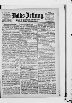 Volks-Zeitung vom 11.01.1901