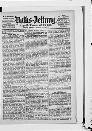 Volks-Zeitung vom 12.01.1901