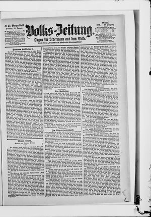Volks-Zeitung vom 15.01.1901