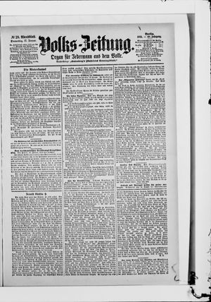 Volks-Zeitung vom 17.01.1901