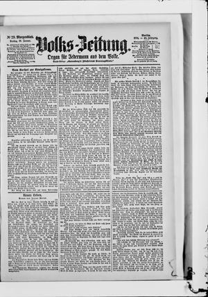Volks-Zeitung vom 18.01.1901